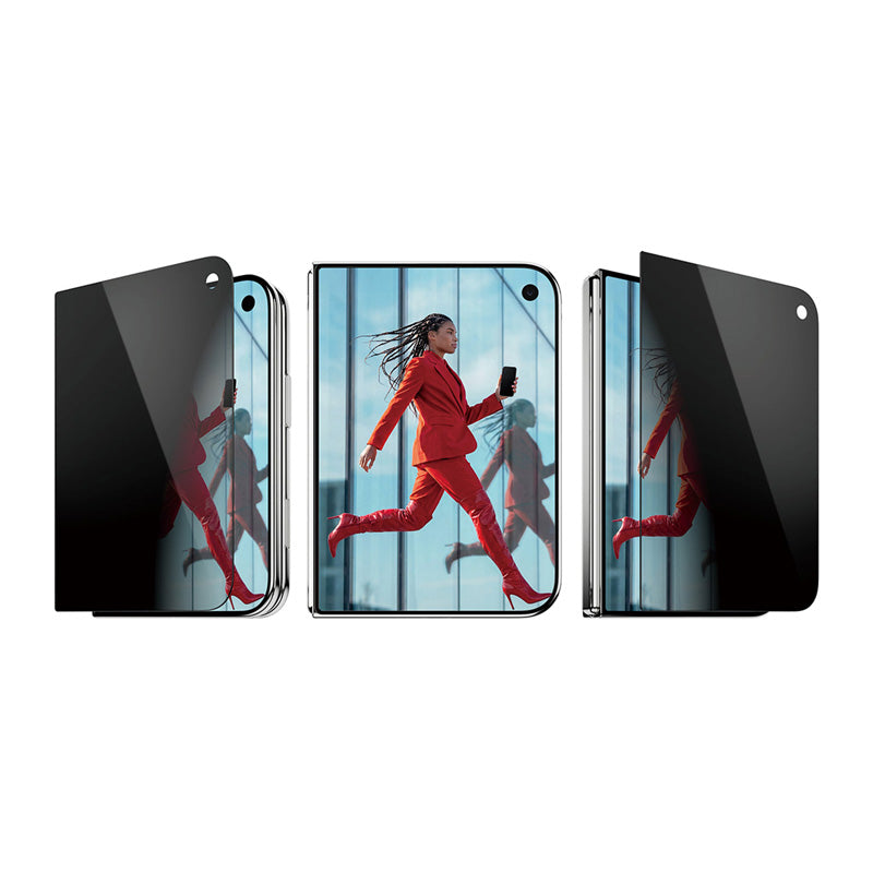 PanzerGlass® Privacy 2-Way FRAME FIT avec EasyAligner iPhone Duo