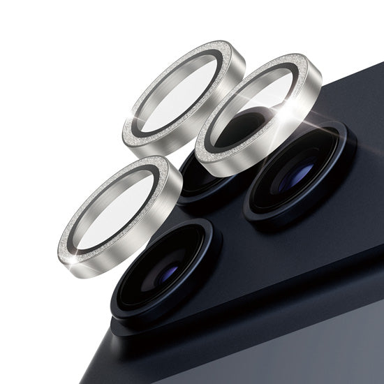 PanzerGlass® Hoops® Glitter Silver Camera Lens Protector iPhone 17 Pro / iPhone 17 Pro Max