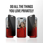 PanzerGlass®Protection d'écran 2-Way Privacy Ultra-Wide Fit w. FASTFIT IN-A-BOX iPhone 17 Pro Max |