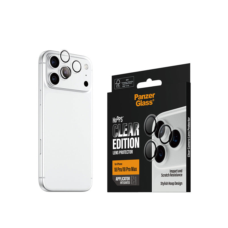 PanzerGlass® Hoops® Camera Lens Protector Transparent iPhone 18 Pro / 18 Pro Max