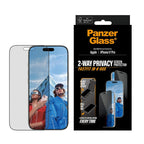 PanzerGlass® Privacy Protection d'écran Ultra- Wide Fit w.Fastfit in-a-box iPhone 17 Pro