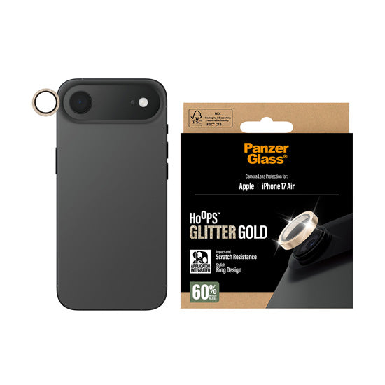 PanzerGlass® Hoops® Glitter Camera Lens iPhone Air