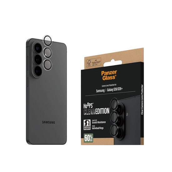 PanzerGlass® Hoops® Camera Lens Protector Transparent Samsung S26 | S26+