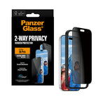 PanzerGlass® 2-Way Privacy Protection d'écran Ultra-Wide Fit w. EasyAligner iPhone 18 Pro