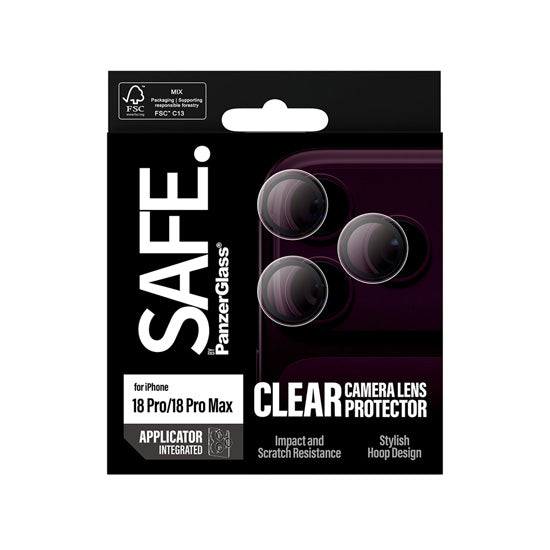 SAFE. by PanzerGlass® Camera Lens Protector Transparent iPhone 18 Pro / iPhone 18 Pro Max