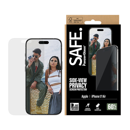 SAFE. by PanzerGlass® Privacy Protection d'écran Ultra- Wide Fit w. EasyAligner iPhone Air