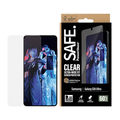 SAFE. by PanzerGlass® Protection d'écran Ultra- Wide Fit w. EasyAligner Samsung S26 Ultra