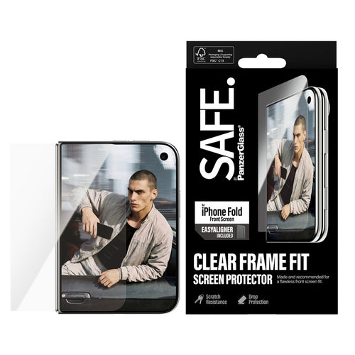 SAFE. by PanzerGlass® Protection d'écran secondaire Ultra-Wide Fit w. EasyAligner iPhone 18 Fold