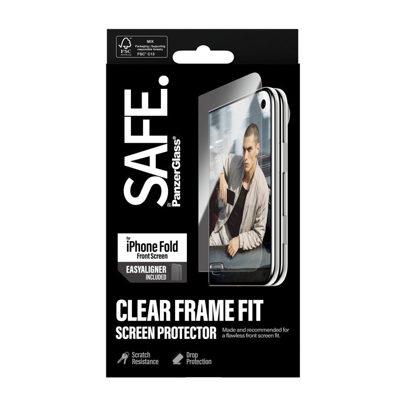 SAFE. by PanzerGlass® Protection d'écran secondaire Ultra-Wide Fit w. EasyAligner iPhone 18 Fold