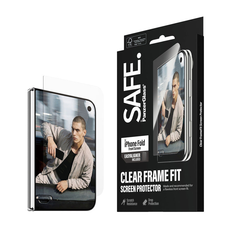SAFE. by PanzerGlass® Protection d'écran secondaire Ultra-Wide Fit w. EasyAligner iPhone 18 Fold