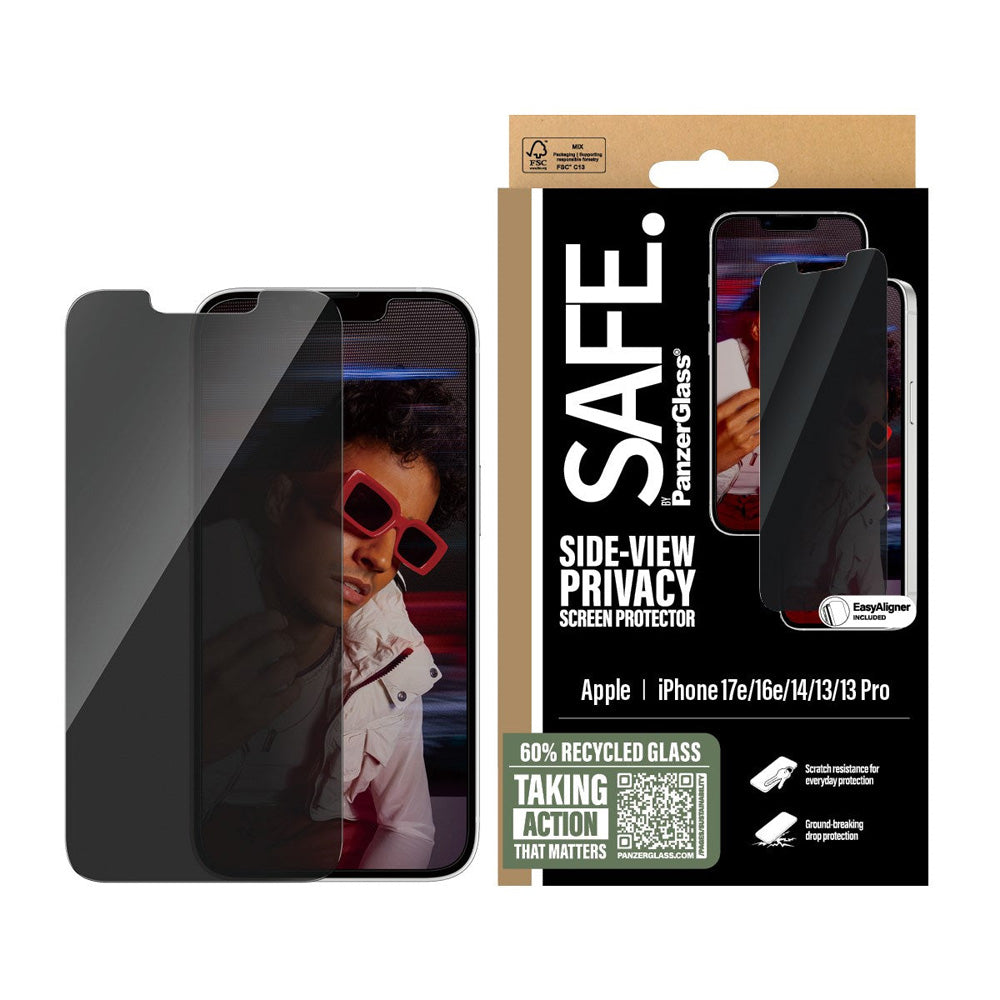 SAFE. by PanzerGlass® Privacy Protection d'écran Ultra- Wide Fit Aligner iPhone 16e / 17e