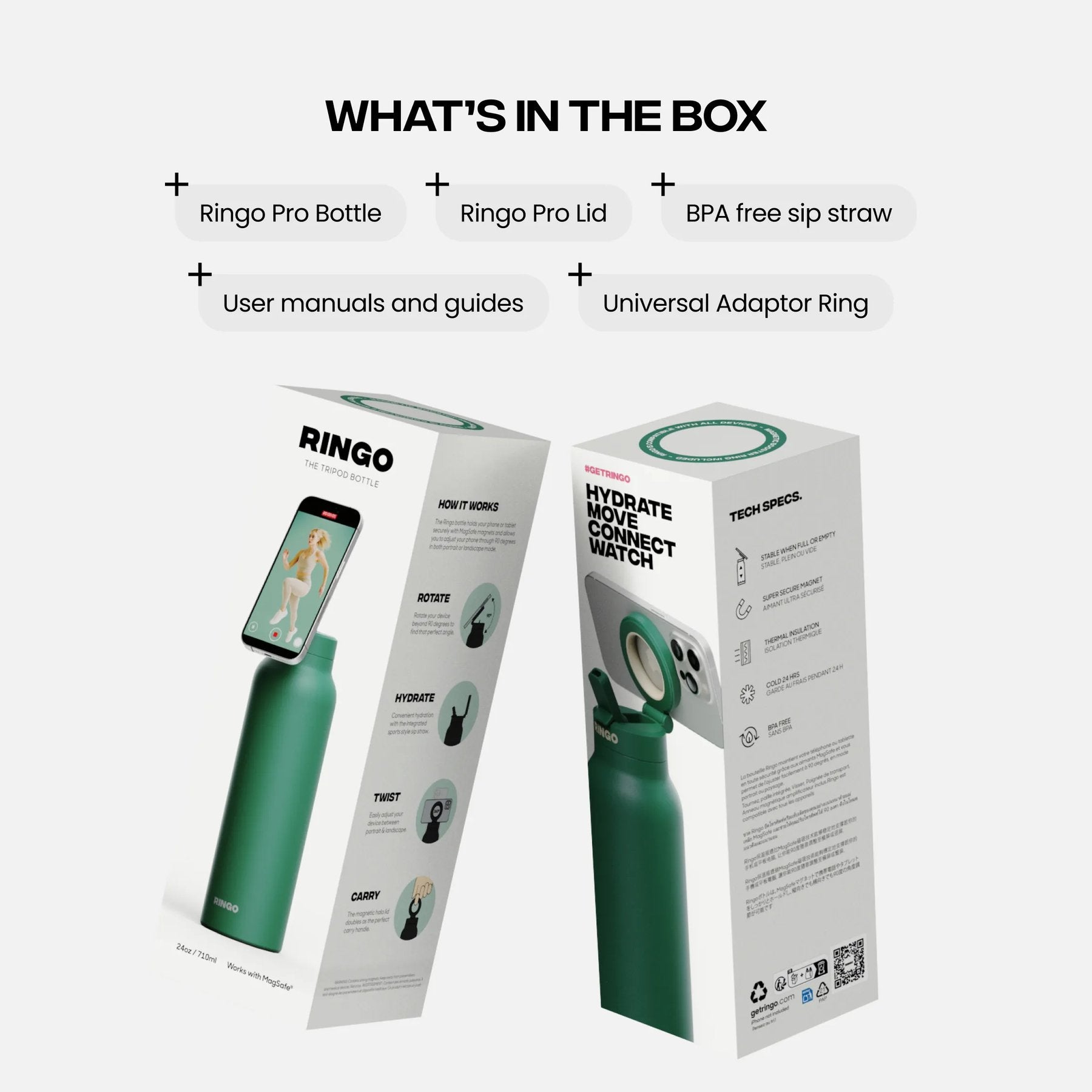 Ringo  Pro (710ml) Vert