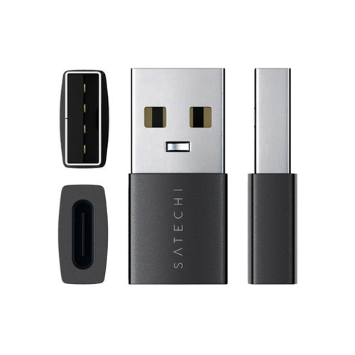Adaptateur USB Type-A vers Type-C Space Black