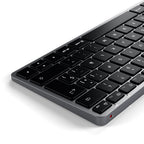 Clavier Espagnol Slim X1 Bluetooth USB-C Space Gray