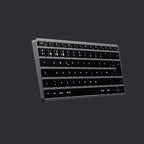 Clavier Espagnol Slim X1 Bluetooth USB-C Space Gray
