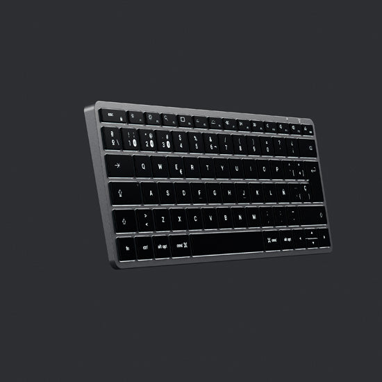 Clavier Espagnol Slim X1 Bluetooth USB-C Space Gray