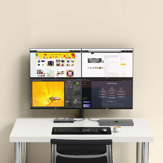 Thunderbolt 4 Docking Station with DisplayLink  Space Gray