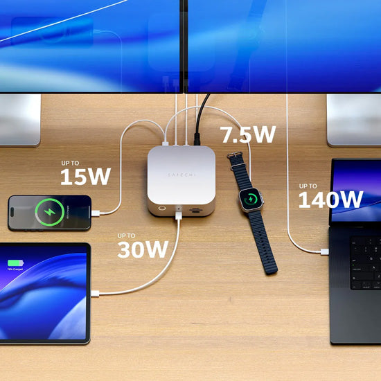 CubeDock™ Thunderbolt 5 avec boîtier SSD Silver