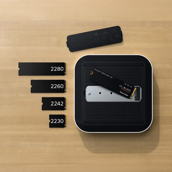 CubeDock™ Thunderbolt 5 avec boîtier SSD Silver