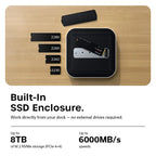 CubeDock™ Thunderbolt 5 avec boîtier SSD Silver