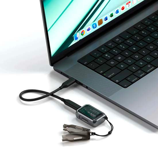 Boîtier USB-C Mini NVMe SSD Space Gray