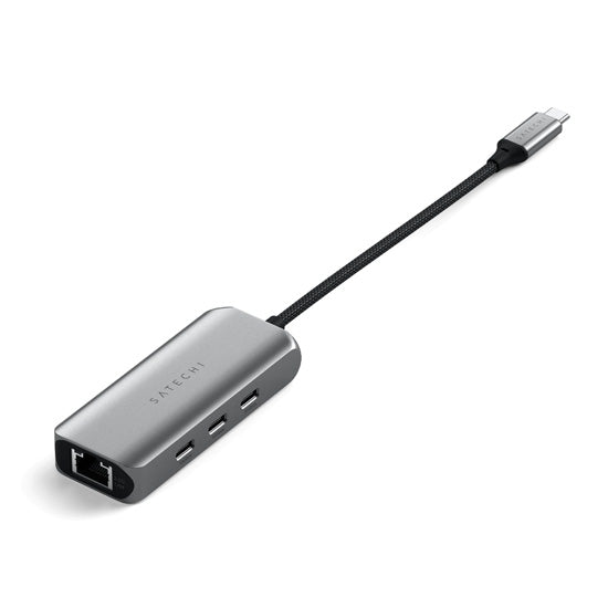 Hub USB-C 4-en-1 avec Ethernet Gigabit 2.5 Space Gray