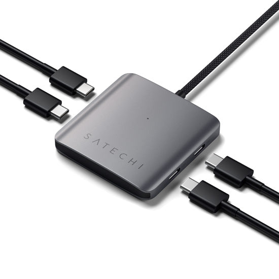 Hub 4-Port USB-C avec PD Space Gray