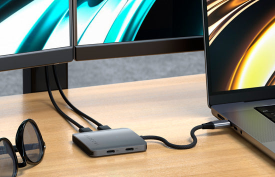 Hub 4-Port USB-C avec PD Space Gray