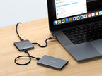 Hub 4-Port USB-C avec PD Space Gray