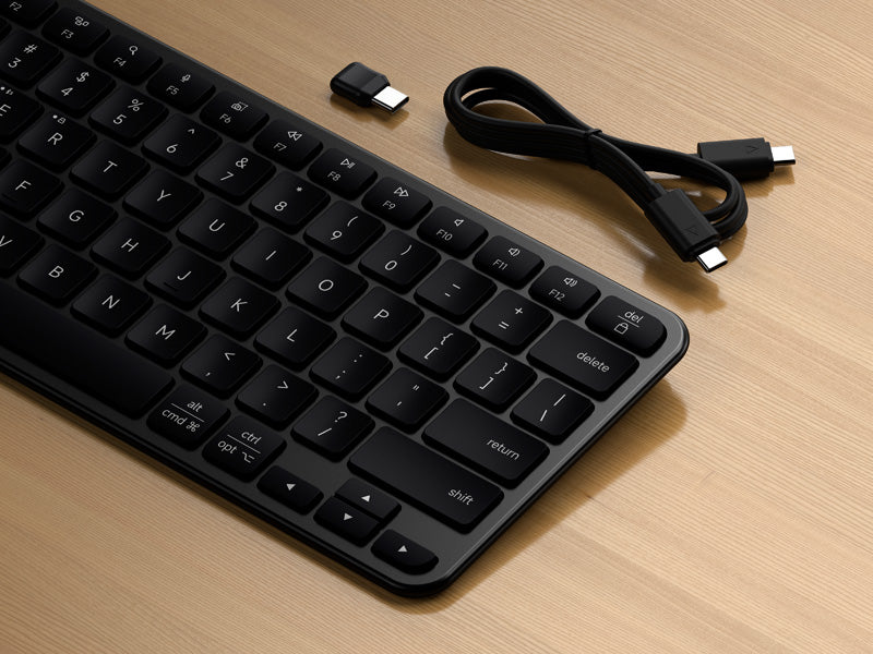 Clavier AZERTY sans fil SLIM EX1 Space Black