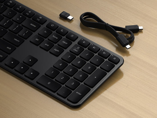 Clavier QWERTY sans fil SLIM EX3 Space Black
