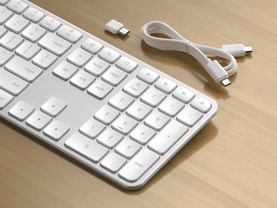 Clavier QWERTY sans fil SLIM EX3 Silver