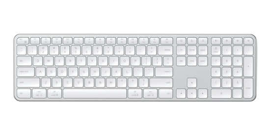 Clavier QWERTY sans fil SLIM EX3 Silver