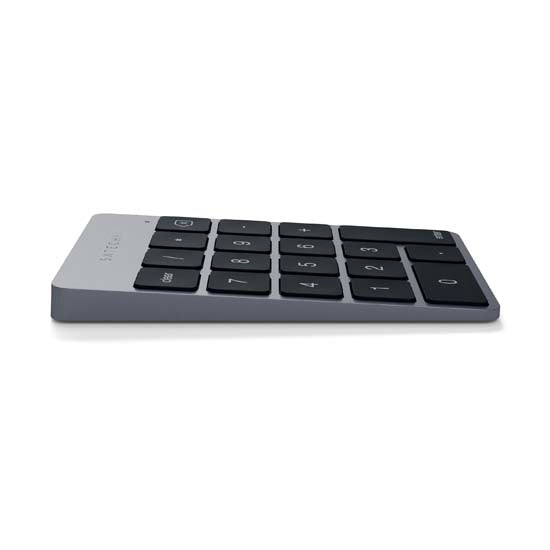 Pavé numérique Bluetooth rechargeable en aluminium Slim Space Grey