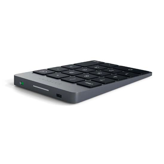 Pavé numérique Bluetooth rechargeable en aluminium Slim Space Grey