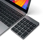 Pavé numérique Bluetooth rechargeable en aluminium Slim Space Grey