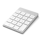 Pavé numérique Bluetooth rechargeable en aluminium Slim Silver