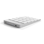 Pavé numérique Bluetooth rechargeable en aluminium Slim Silver
