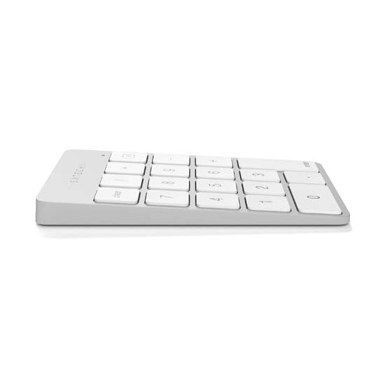 Pavé numérique Bluetooth rechargeable en aluminium Slim Silver