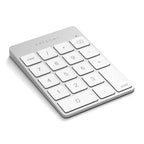 Pavé numérique Bluetooth rechargeable en aluminium Slim Silver