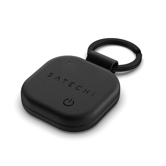 Porte-clés FindAll™ en cuir vegan Noir