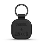 Porte-clés FindAll™ en cuir vegan Noir