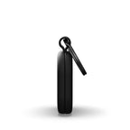 Porte-clés FindAll™ en cuir vegan Noir