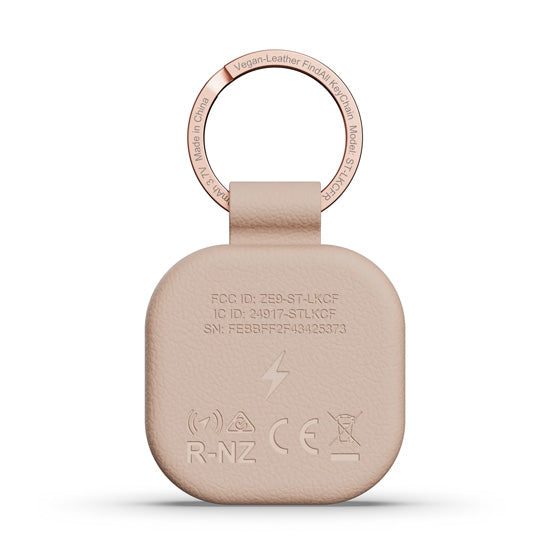 Porte-clés FindAll™ en cuir vegan Desert Rose