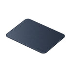 Tapis de souris Premium en cuir végan Bleu