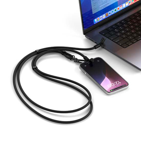 Câble Crossbody Lanyard OntheGo™ Noir