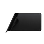 Tapis de bureau Premium en cuir végan Noir