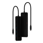 Adaptateur multiports USB-C 13-en-1 avec triple affichage Noir