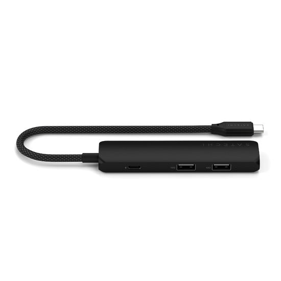 Adaptateur multiport USB-C Slim 4-en-1 4K Noir