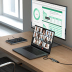 Adaptateur multiport USB-C Slim 4-en-1 4K Space Gray